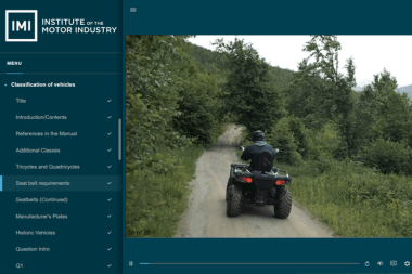 IMI MOT Training e-learning platform