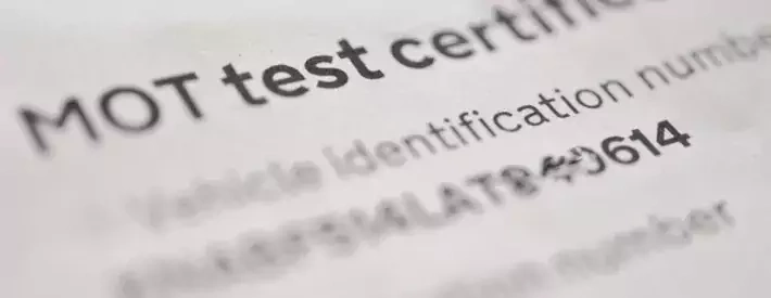 MOT Certificate
